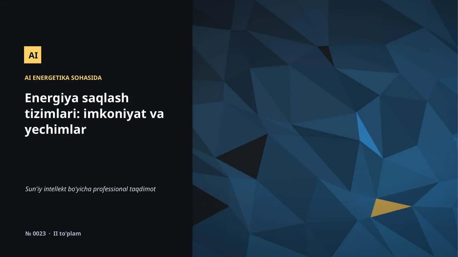 AI ENERGETIKA SOHASIDA 1