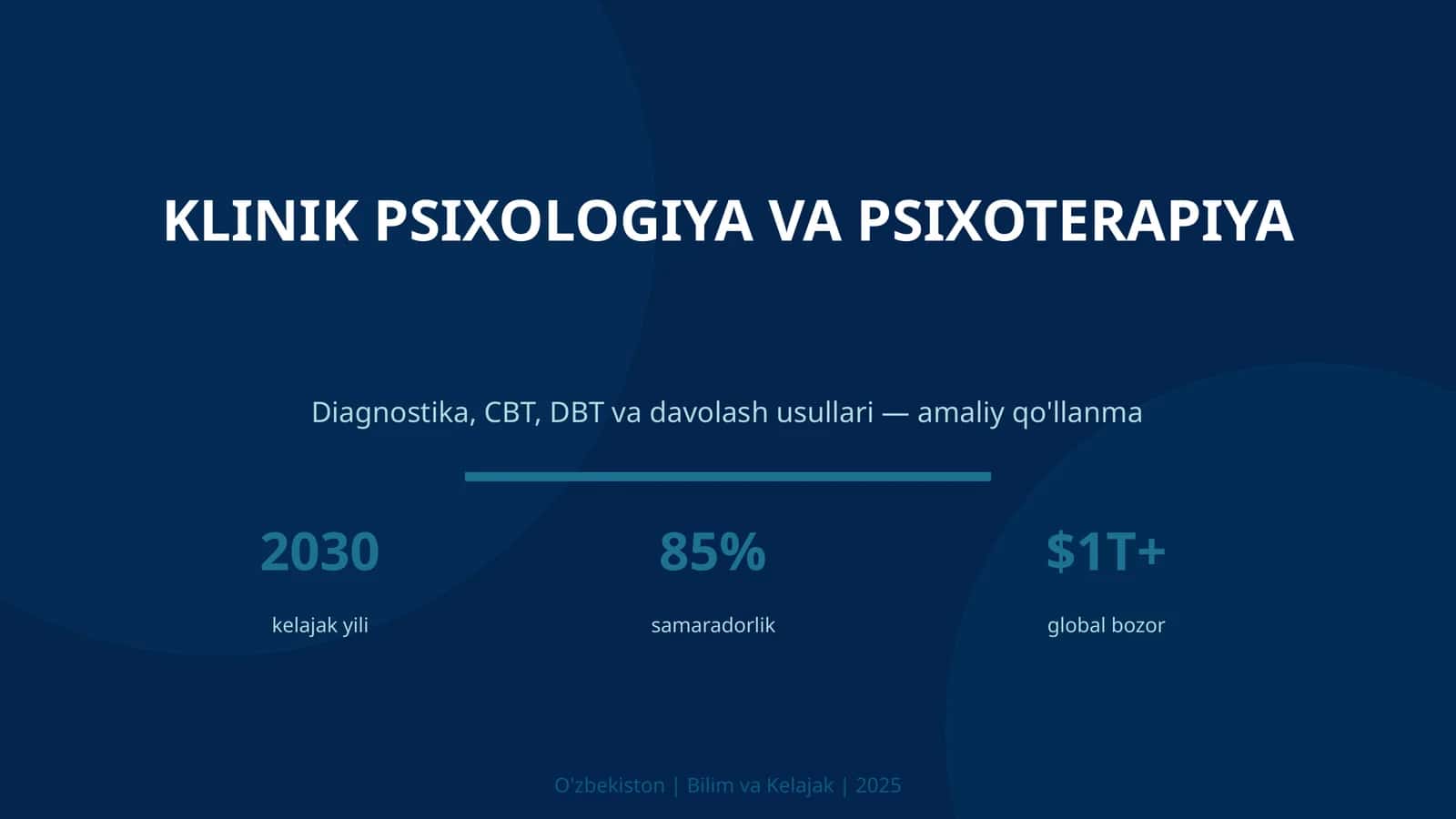 KLINIK PSIXOLOGIYA VA PSIXOTERAPIYA 1