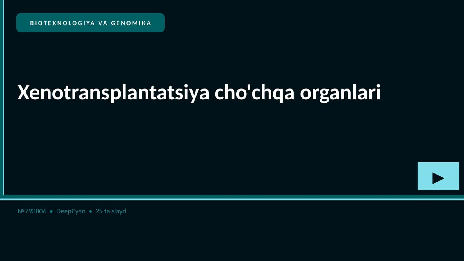 Xenotransplantatsiya cho'chqa organlari 1