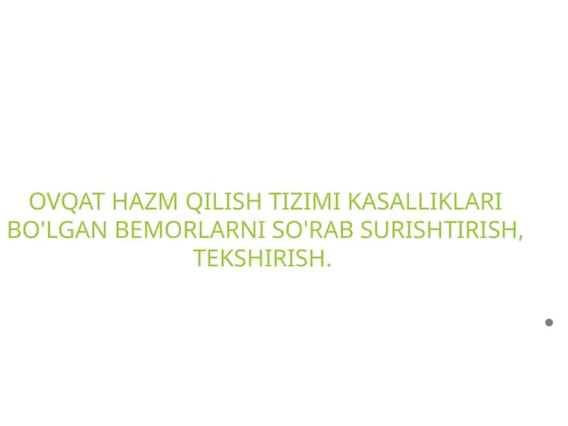 Qorin bo'shlig'i organlarining topografiyasi 1