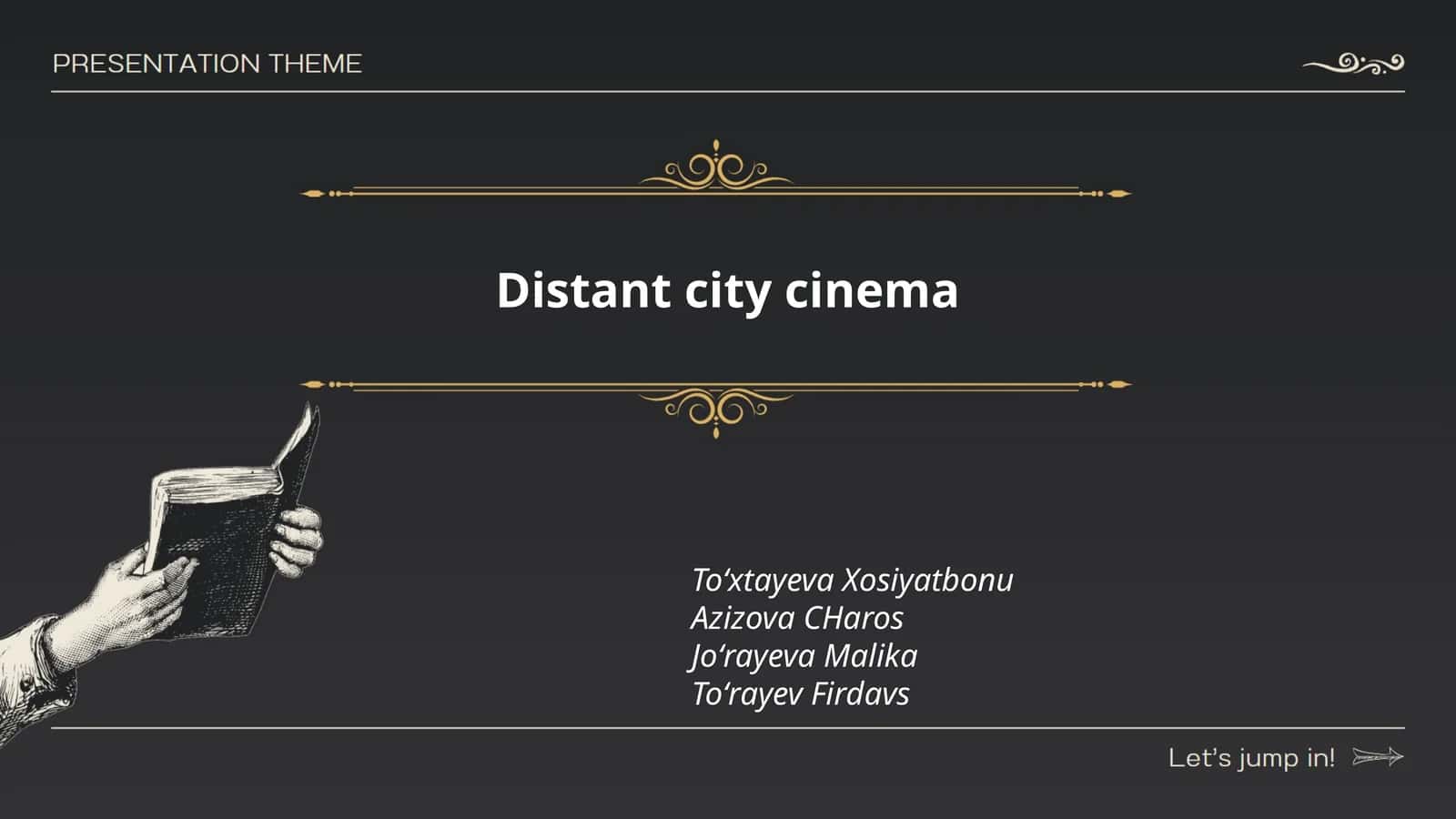 Distant city cinema 1