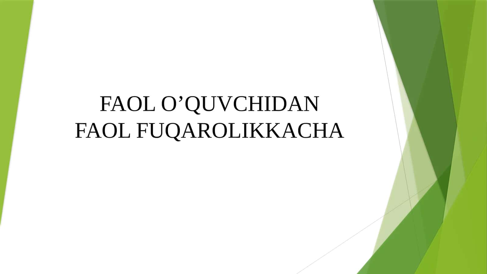 FAOL O’QUVCHIDAN FAOL FUQAROLIKKACHA 1