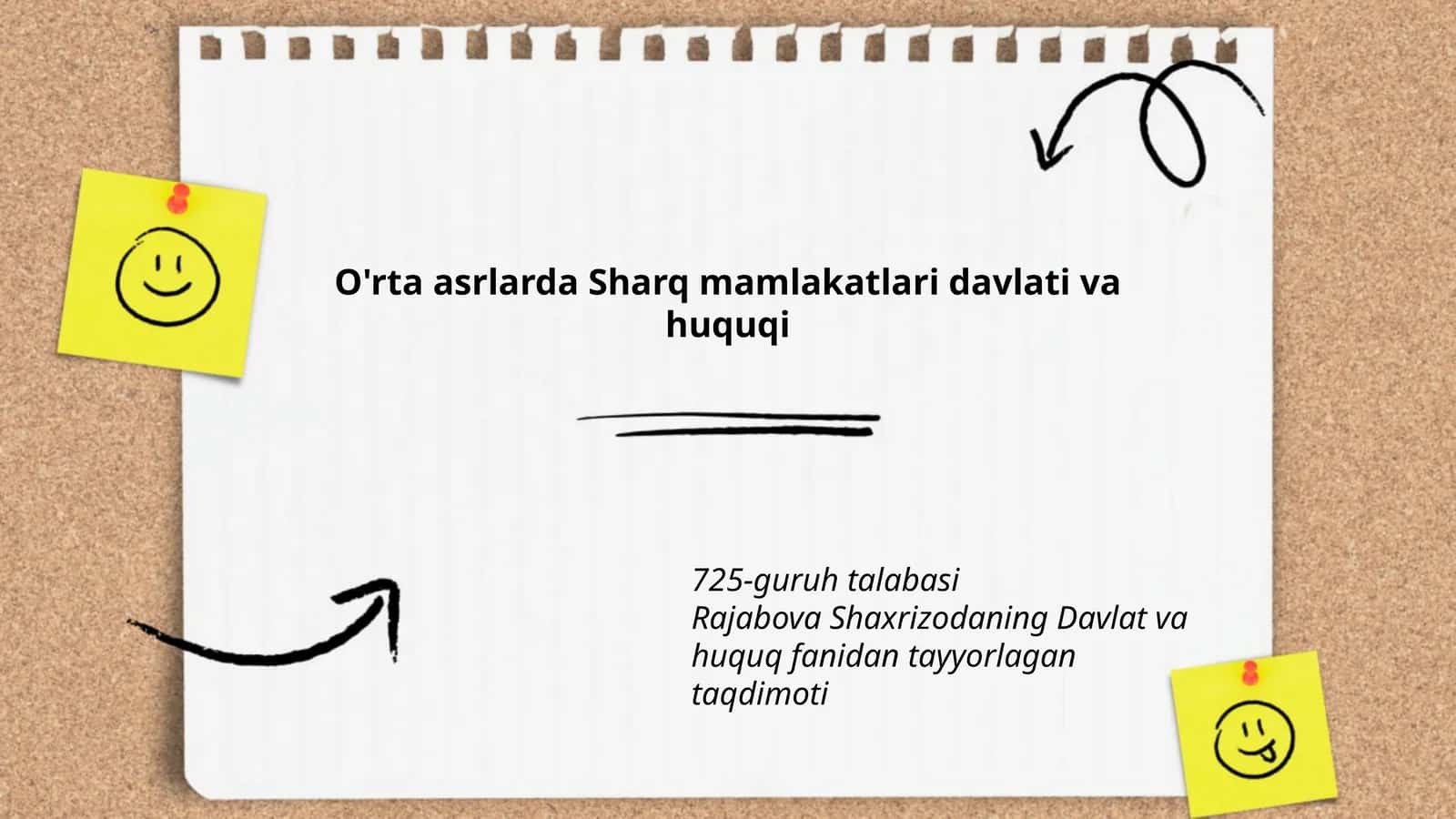O'rta asrlarda Sharq mamlakatlari davlati va huquqi 1