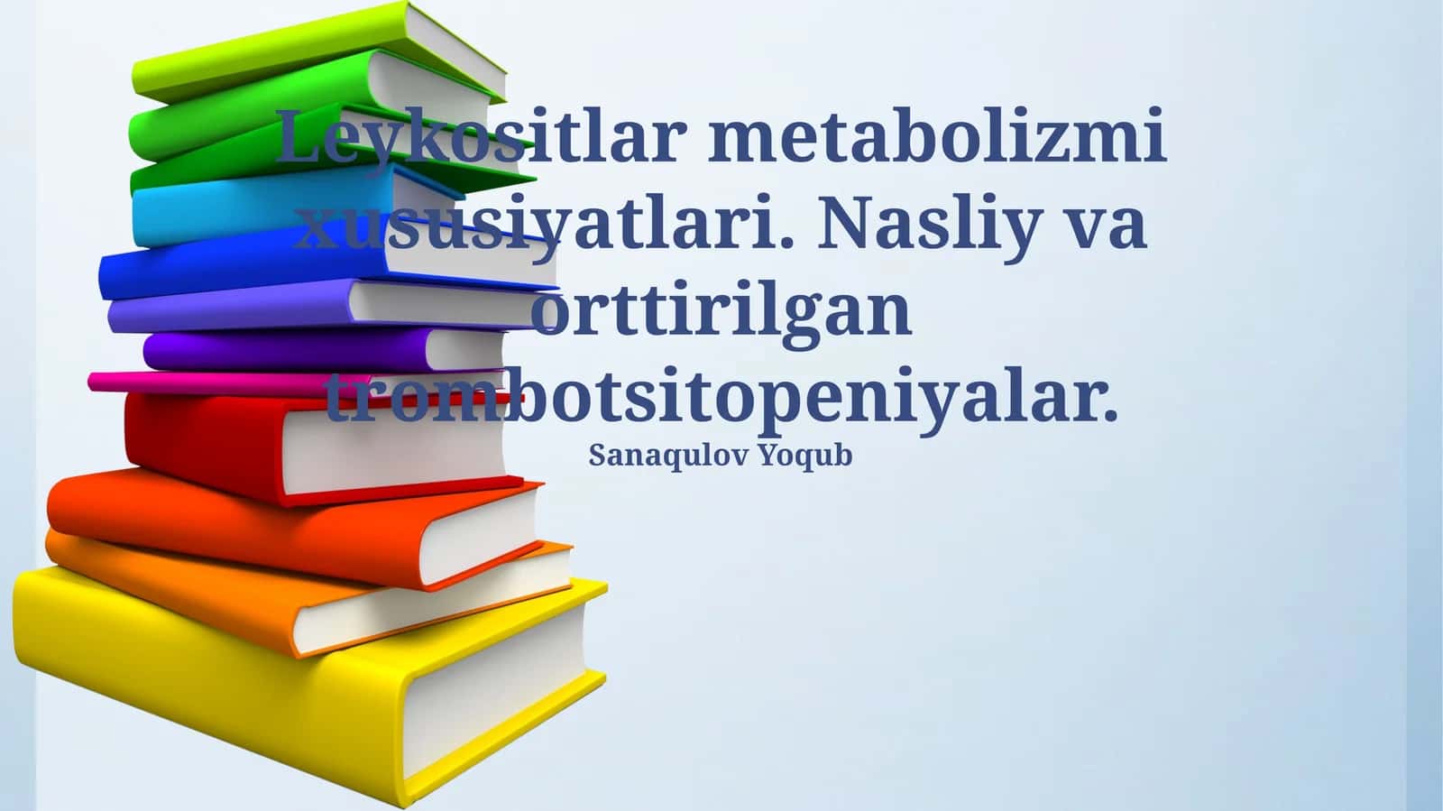Leykositlar metabolizmi xususiyatlari 1