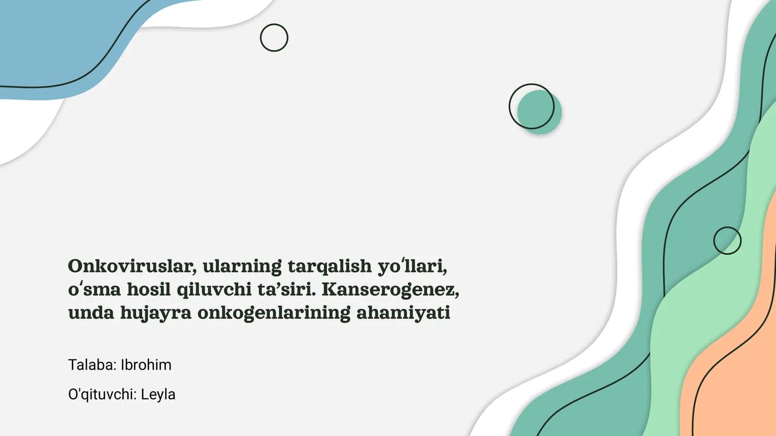 Onkoviruslar tarqalishi 1