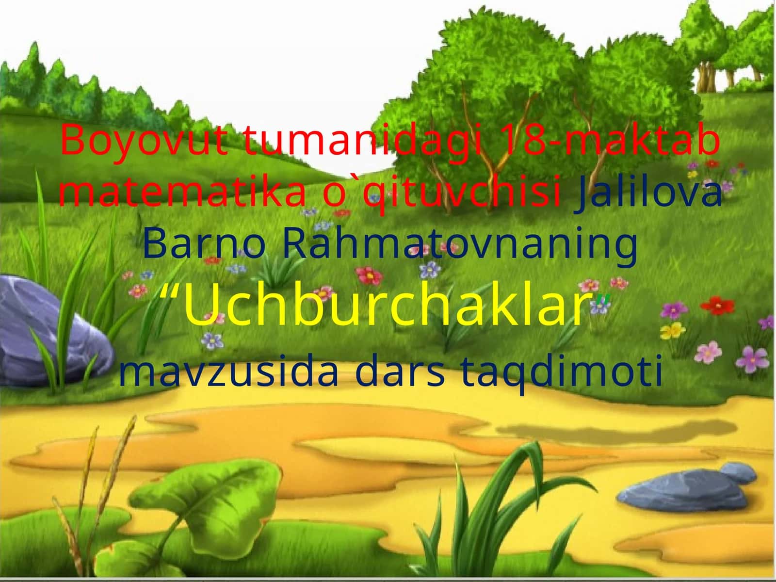 Uchburchaklar 1