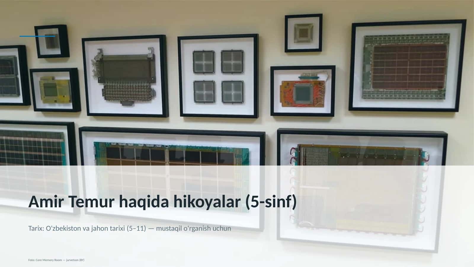 Amir Temur haqida hikoyalar (5-sinf) 1