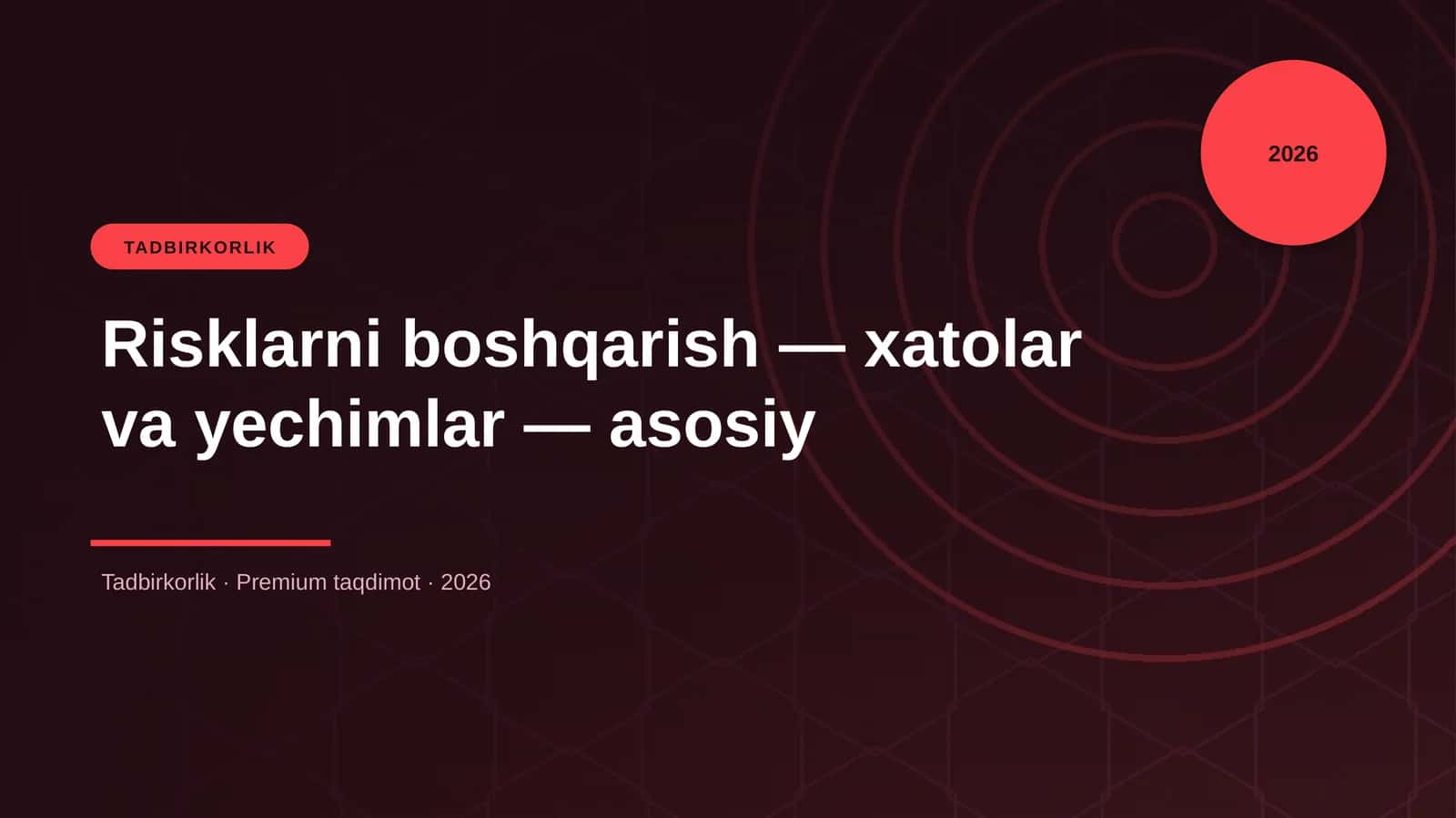 Tadbirkorlik 1