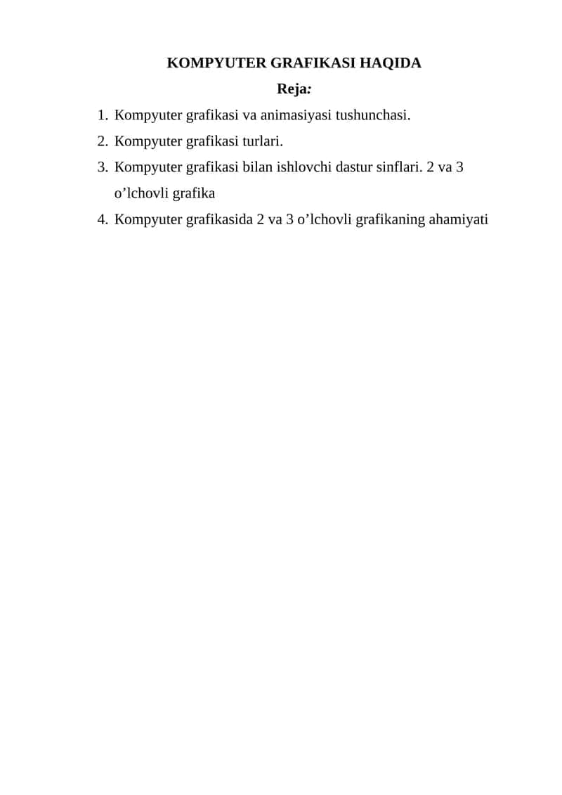 KOMPYUTER GRAFIKASI HAQIDA 1