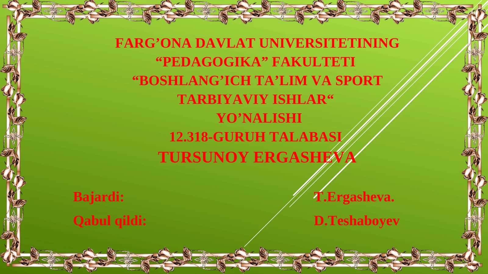 Boshlang'ich ta'lim va sport tarbiyaloviy ishlar 1