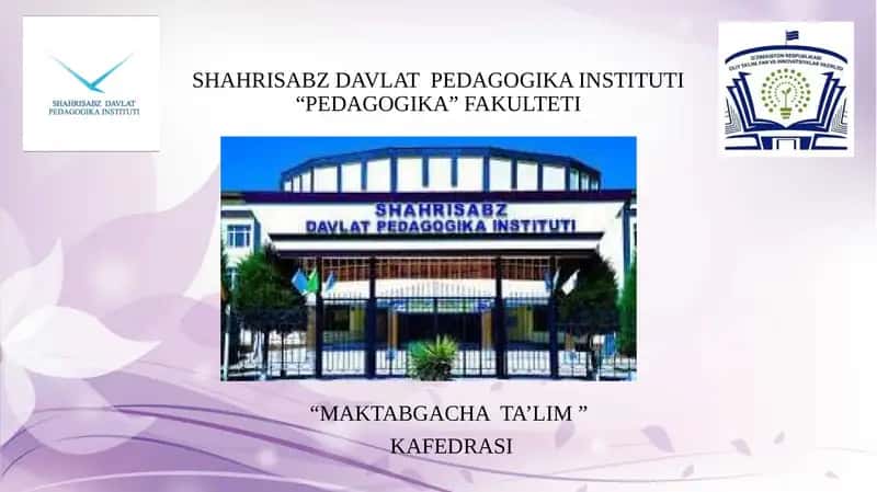 Maktabgachata’lim tashkilotining ish hujjatlari 1