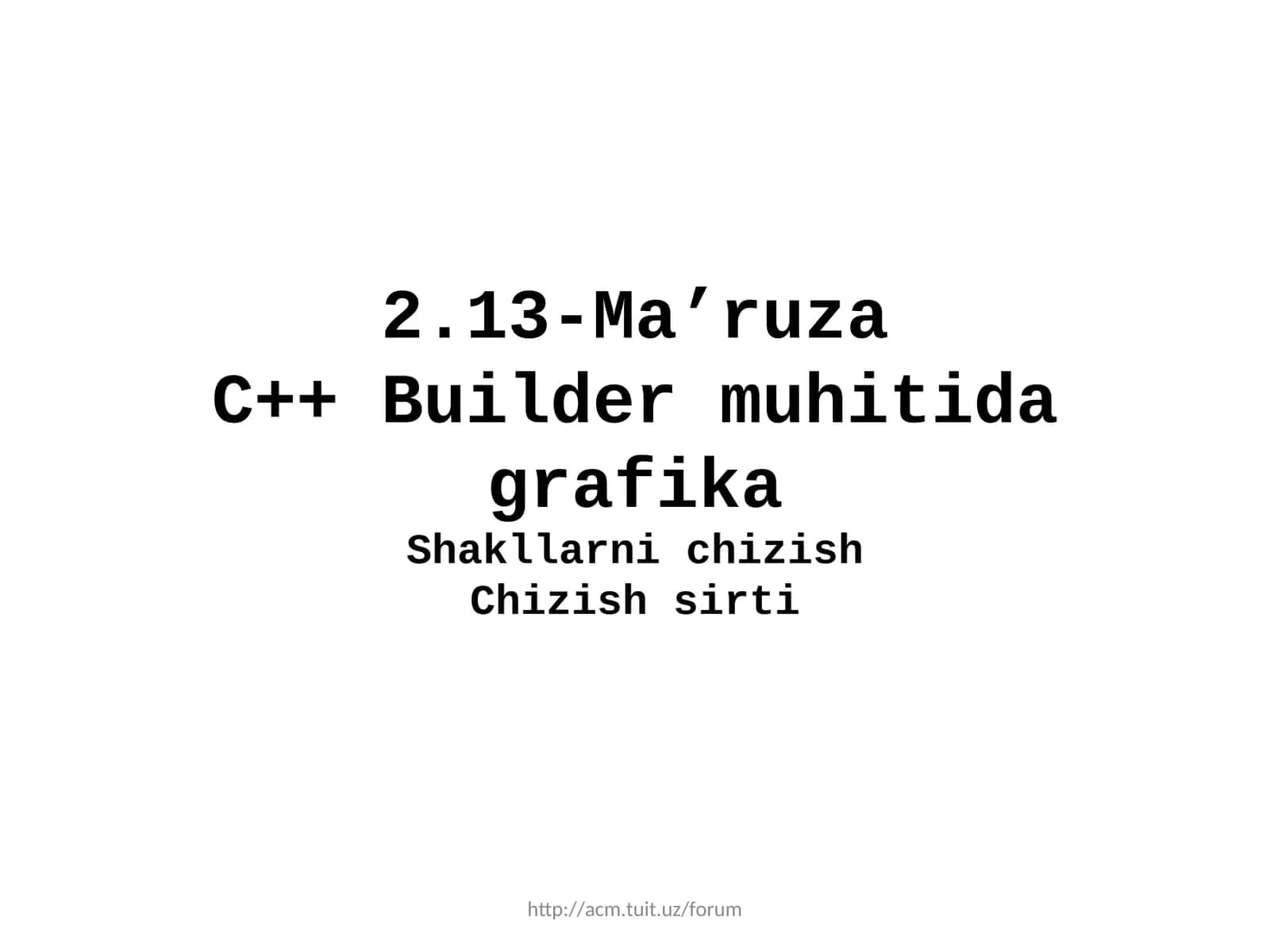 C++Builder 1