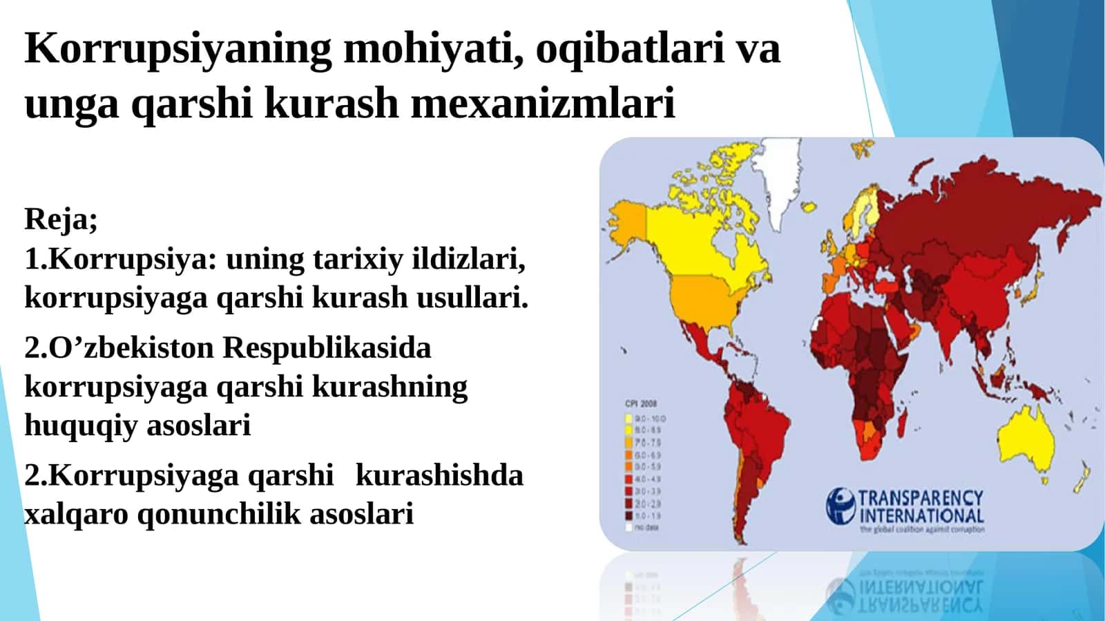 Korrupsiyaning mohiyati, oqibatlari va unga qarshi kurash mexanizmlari 1