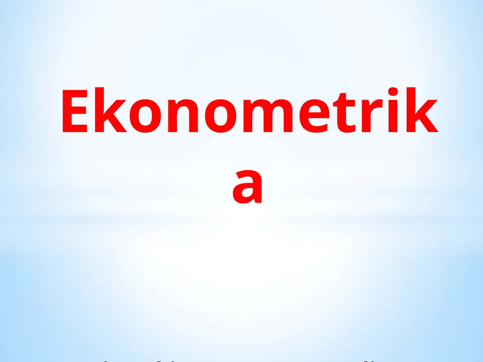 Ehtimollik va statistika ni takrorlash 1