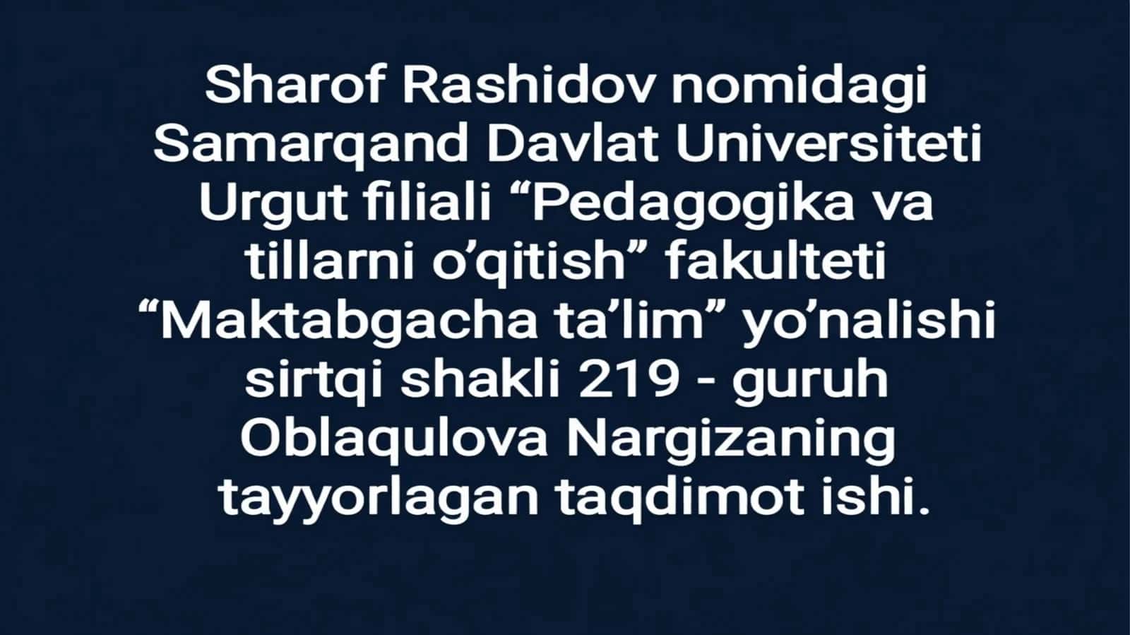 Kinolentalar yordamida mashg‘ulotlar tashkil etish 1