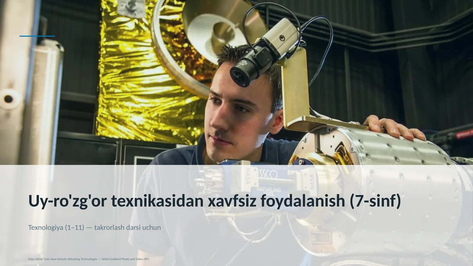 Uy-ro'zg'or texnikasidan xavfsiz foydalanish (7-sinf) 1