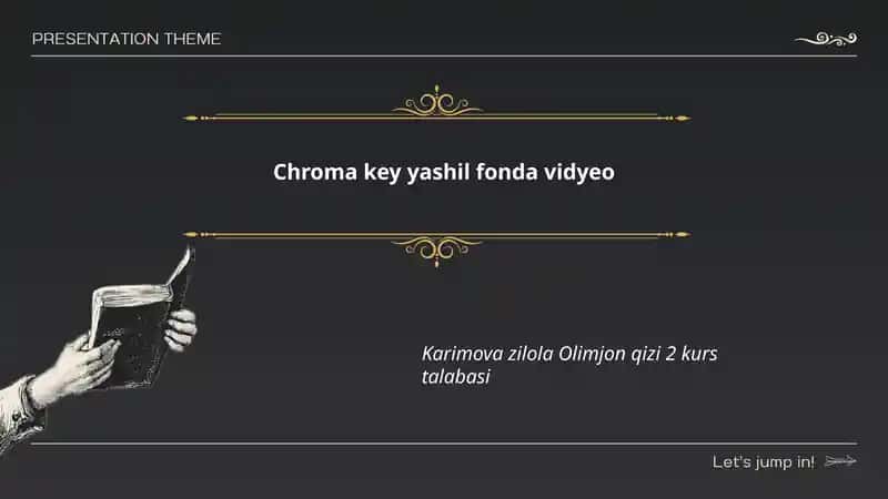 Yashil fonda texnologiyasi