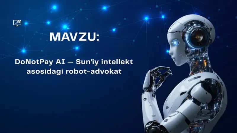 DoNotPay AI taqdimot 1
