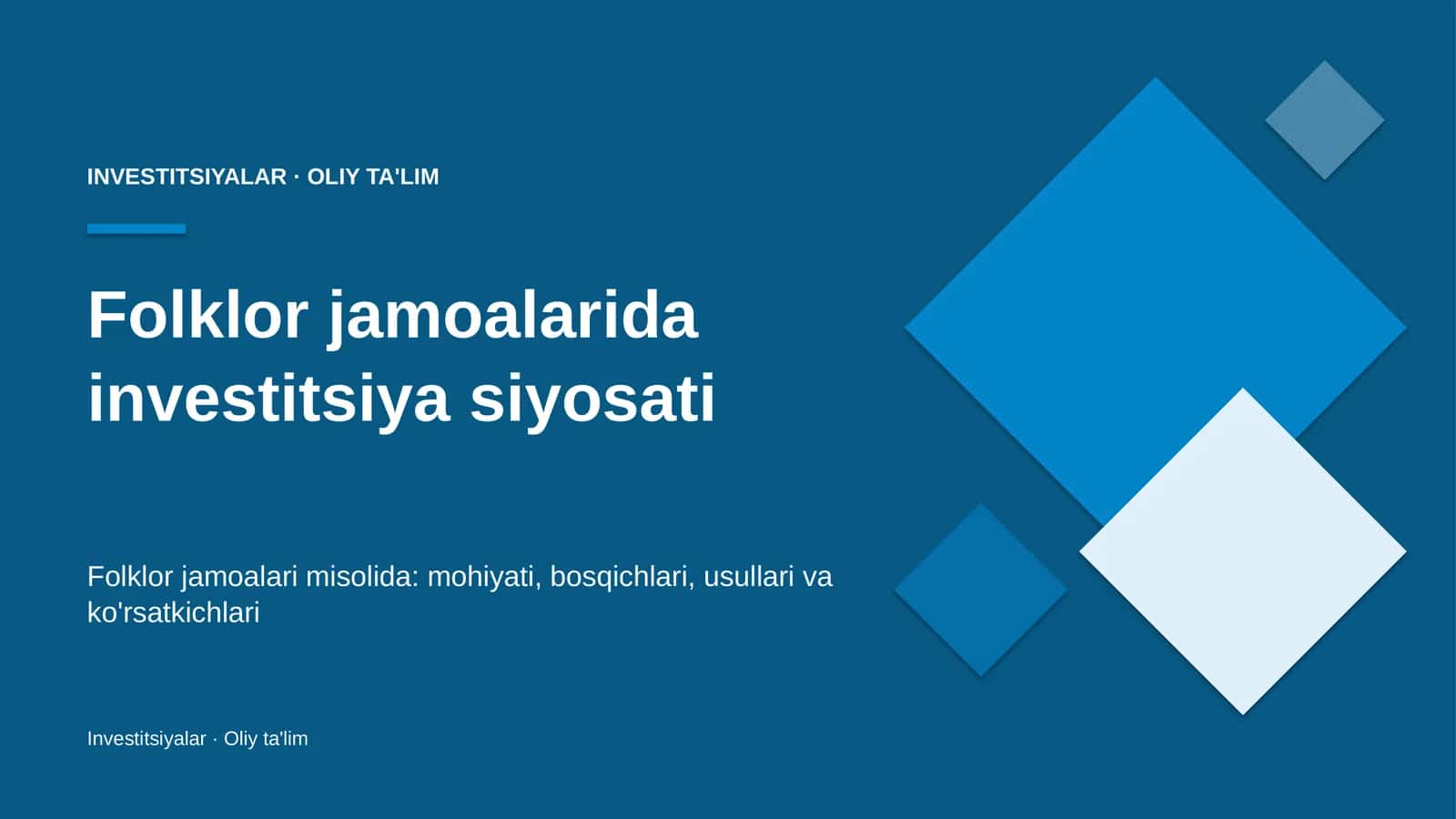folklor jamoalarida investitsiya siyosati 9917 1