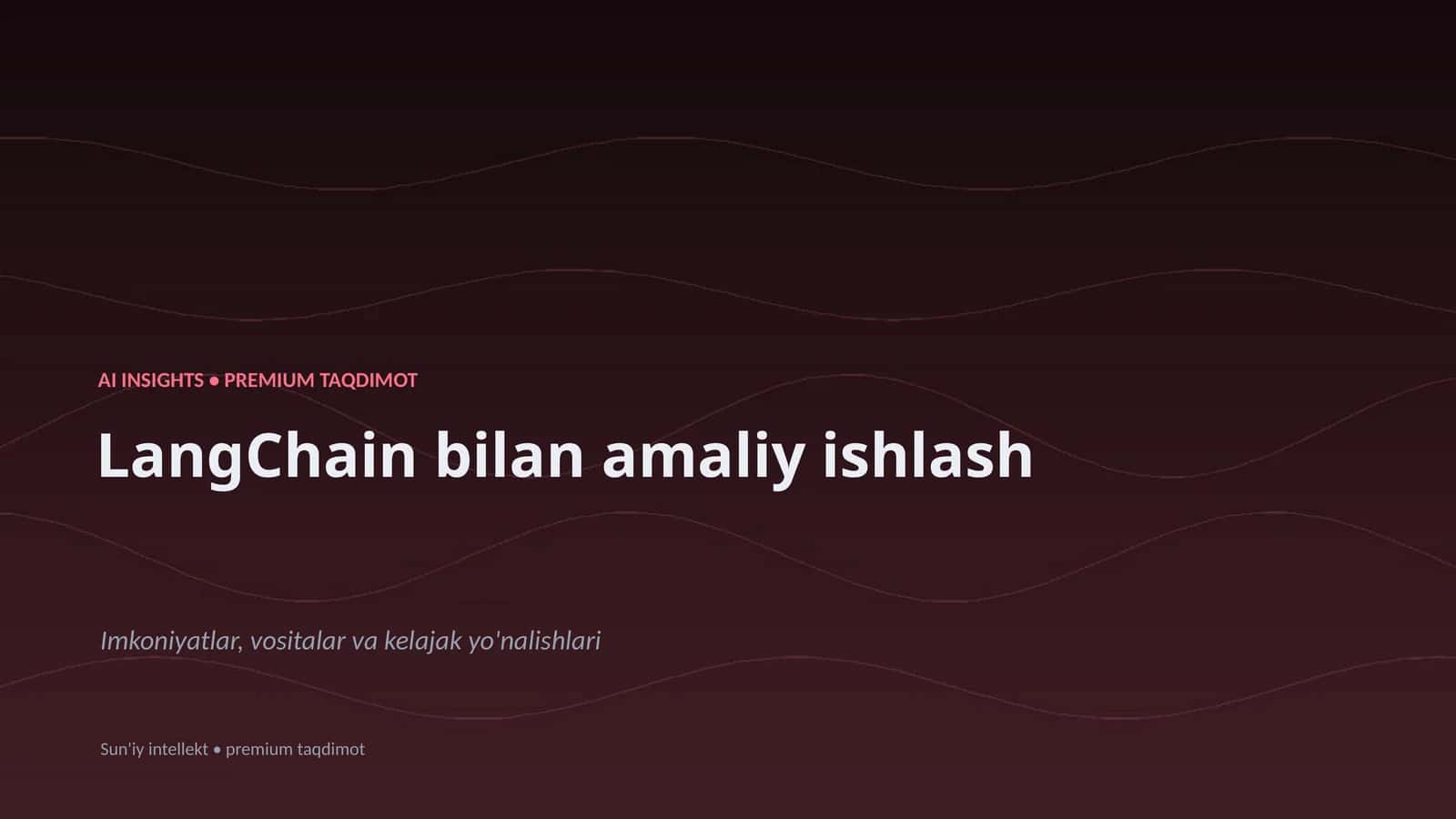 AI INSIGHTS • PREMIUM TAQDIMOT 1