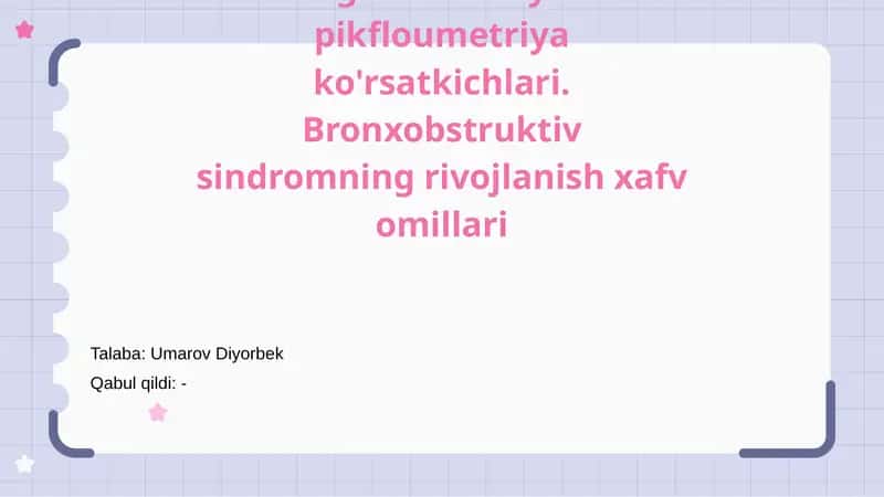 Norma va patalogiyada oksigemometriya va pikfloumetriya ko'rsatkichlari 1