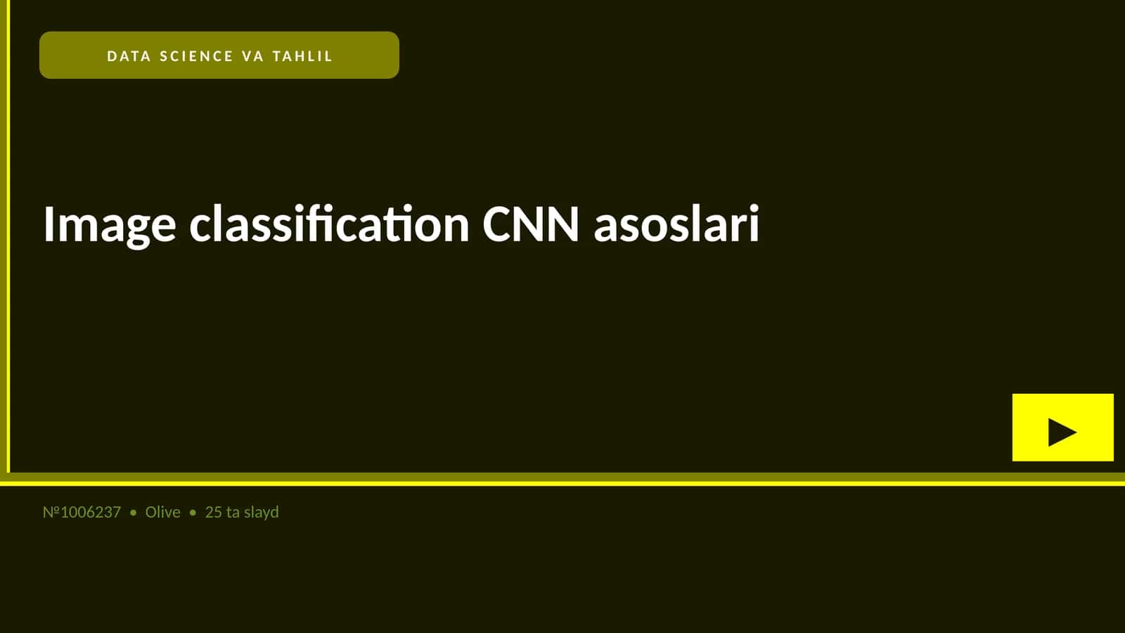 Image classification CNN asoslari 1