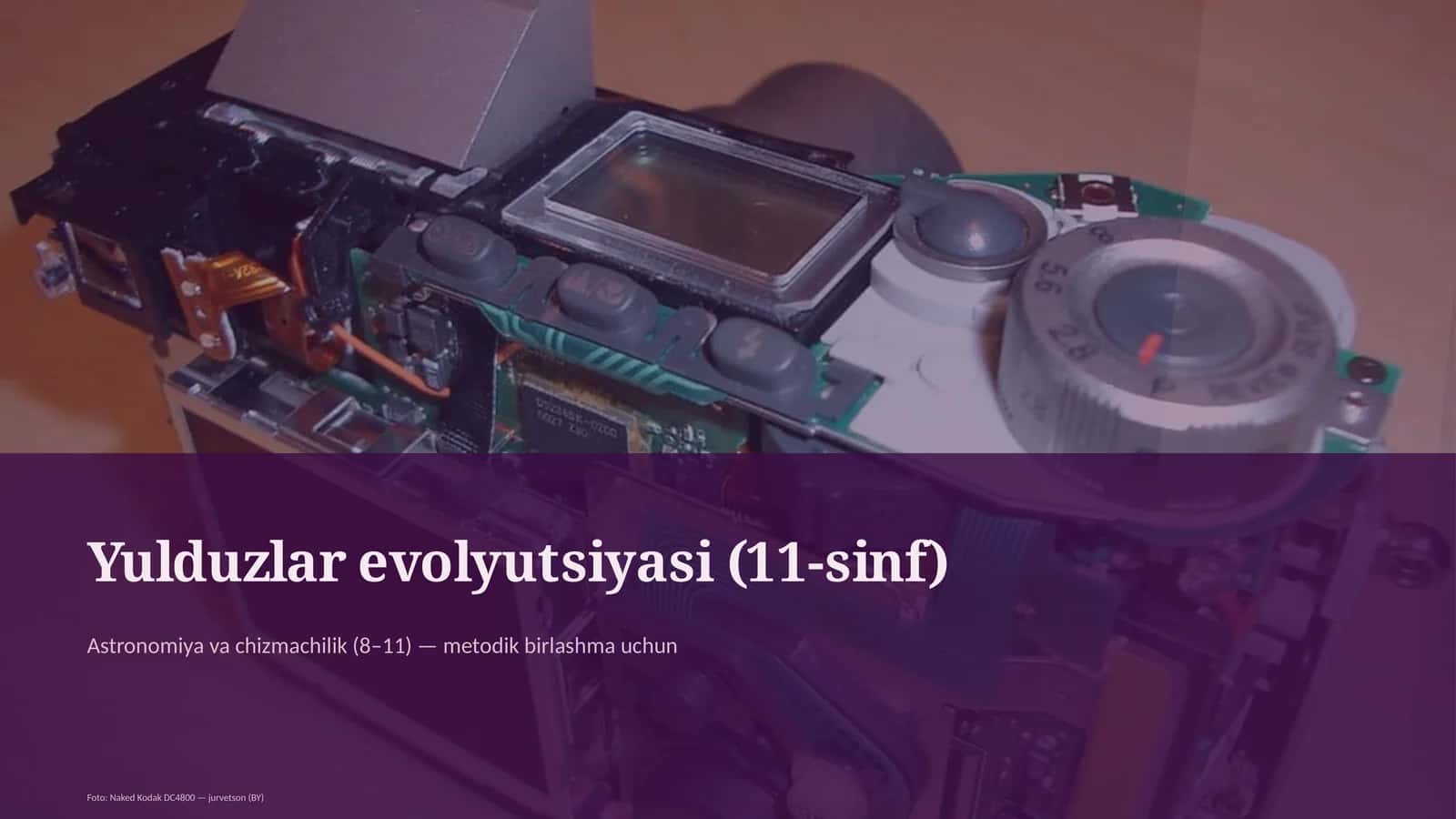 Yulduzlar evolyutsiyasi (11-sinf) 1