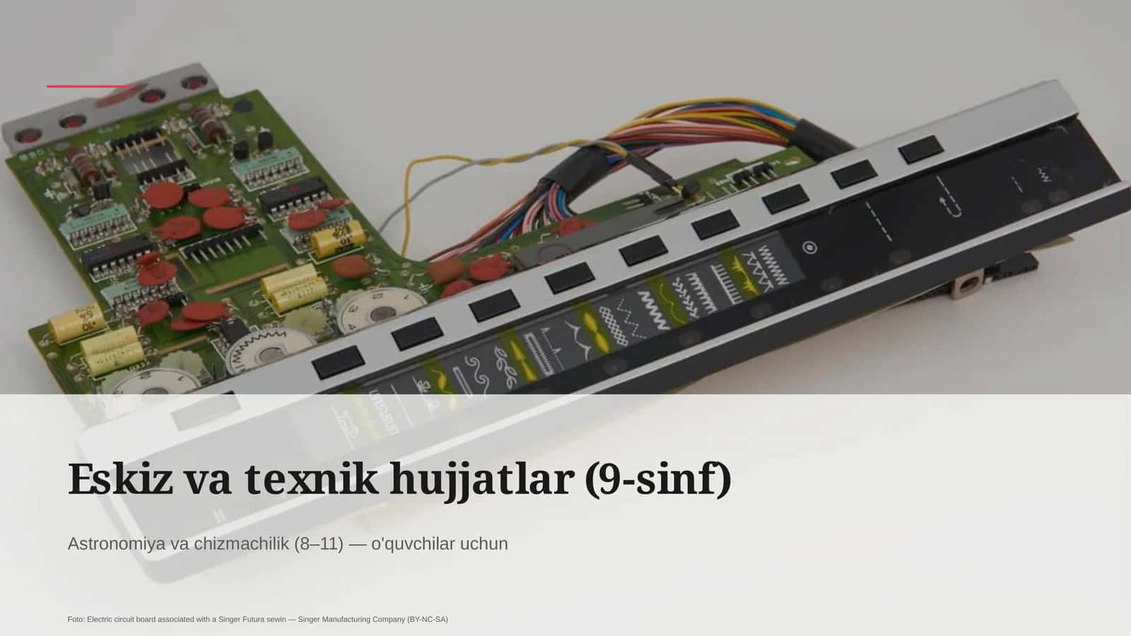 Eskiz va texnik hujjatlar (9-sinf) 1