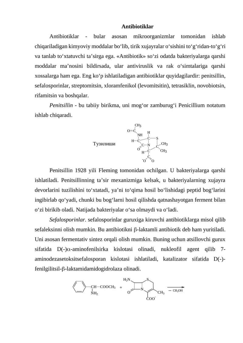 Antibiotiklar 1