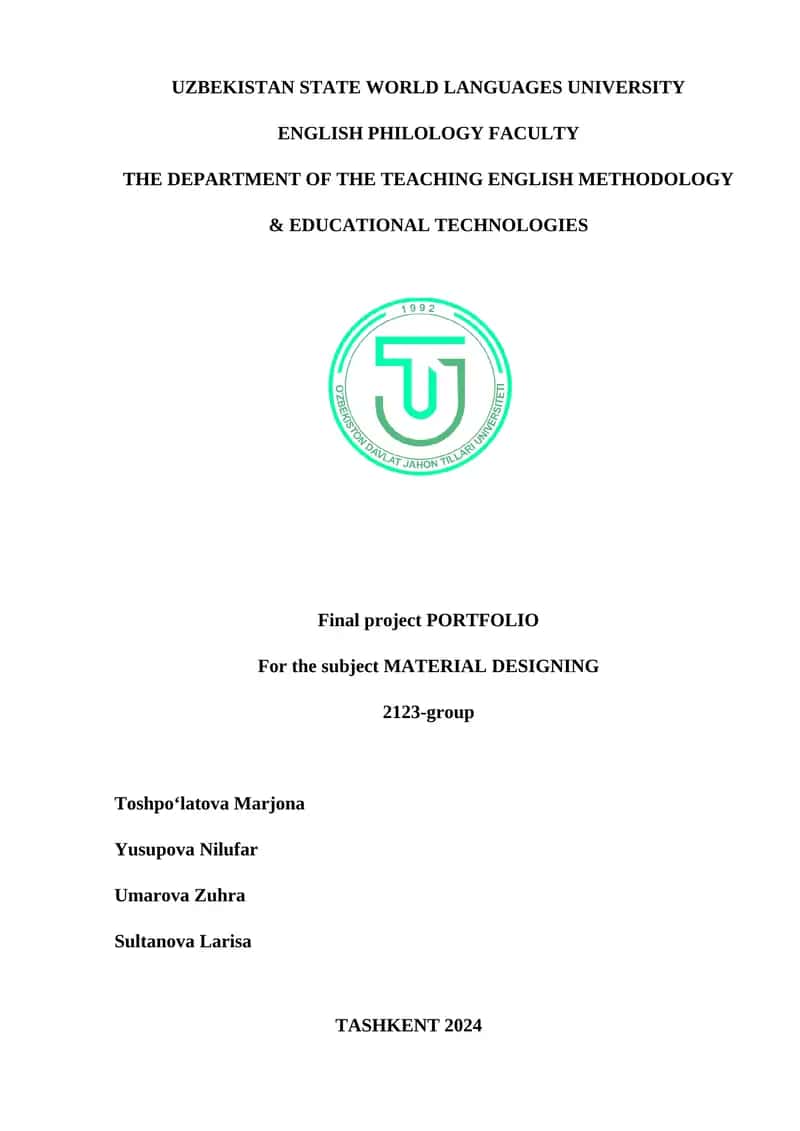 Final project PORTFOLIO 1