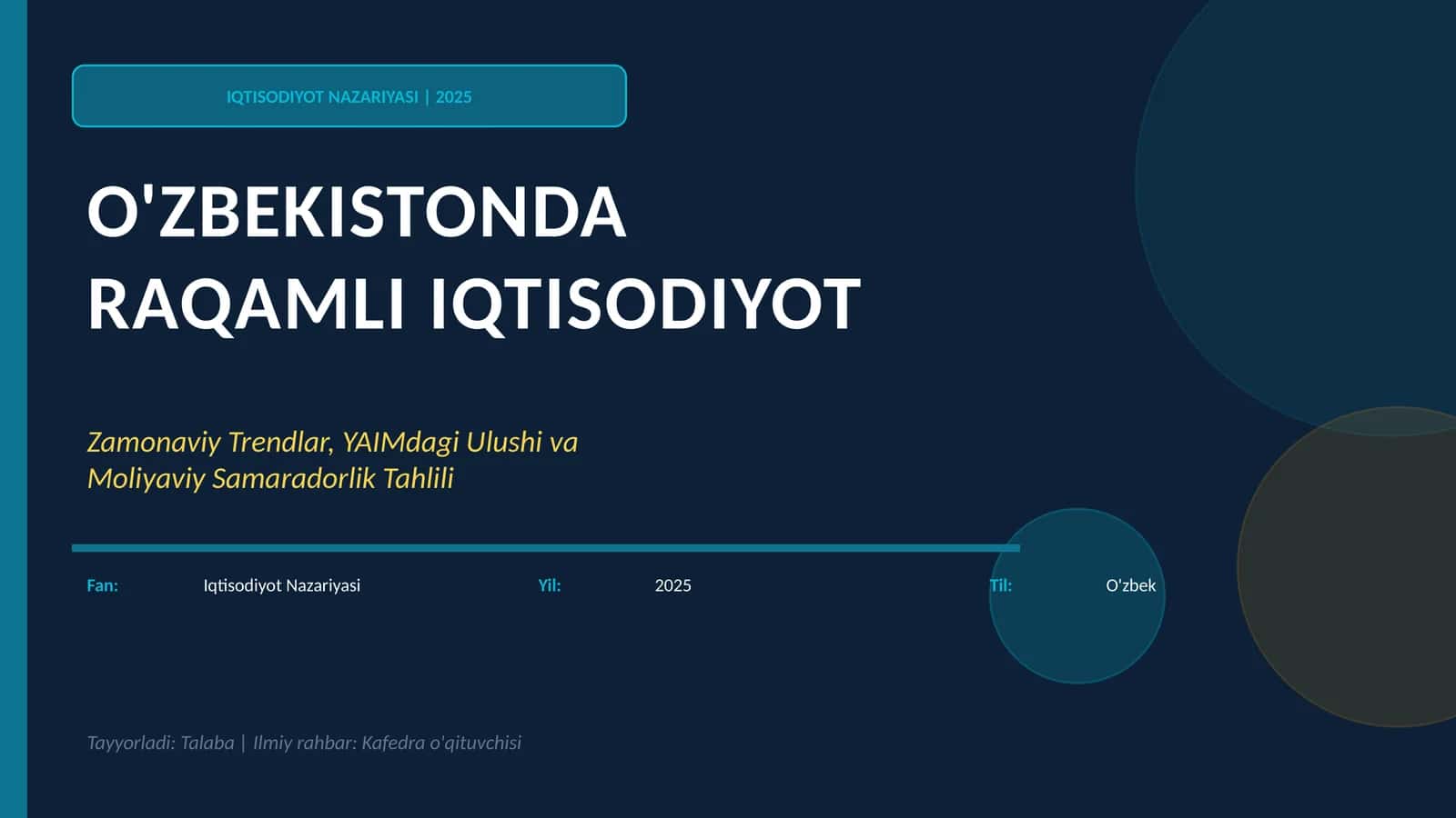 Raqamli iqtisodiyot 1