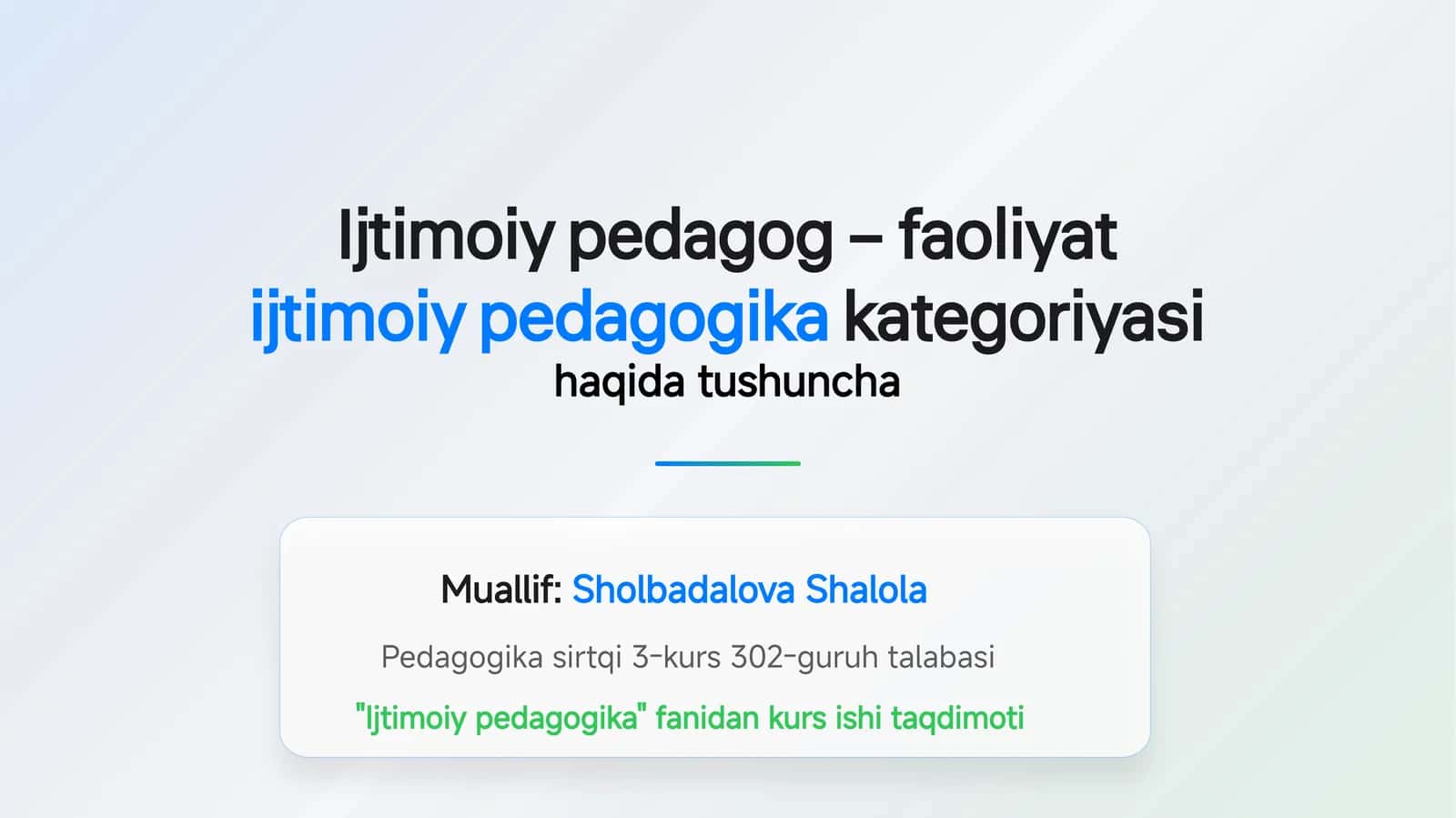 Ijtimoiy pedagog 1