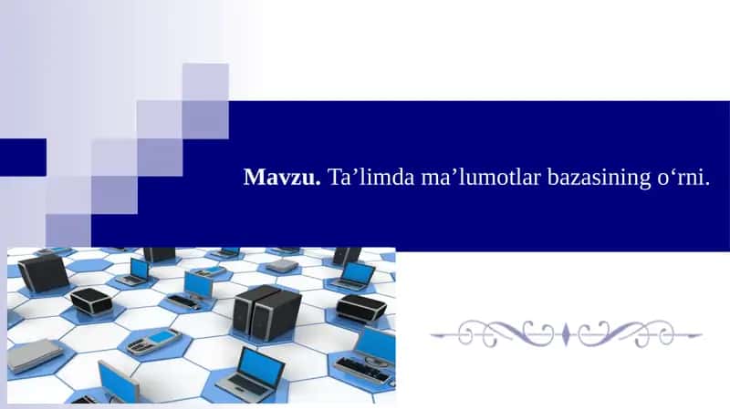 Ta’limdagi Ma’lumotlarbazasi 1