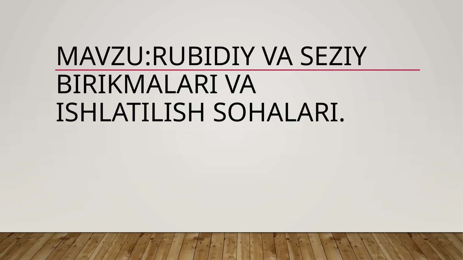Rubidiy 1