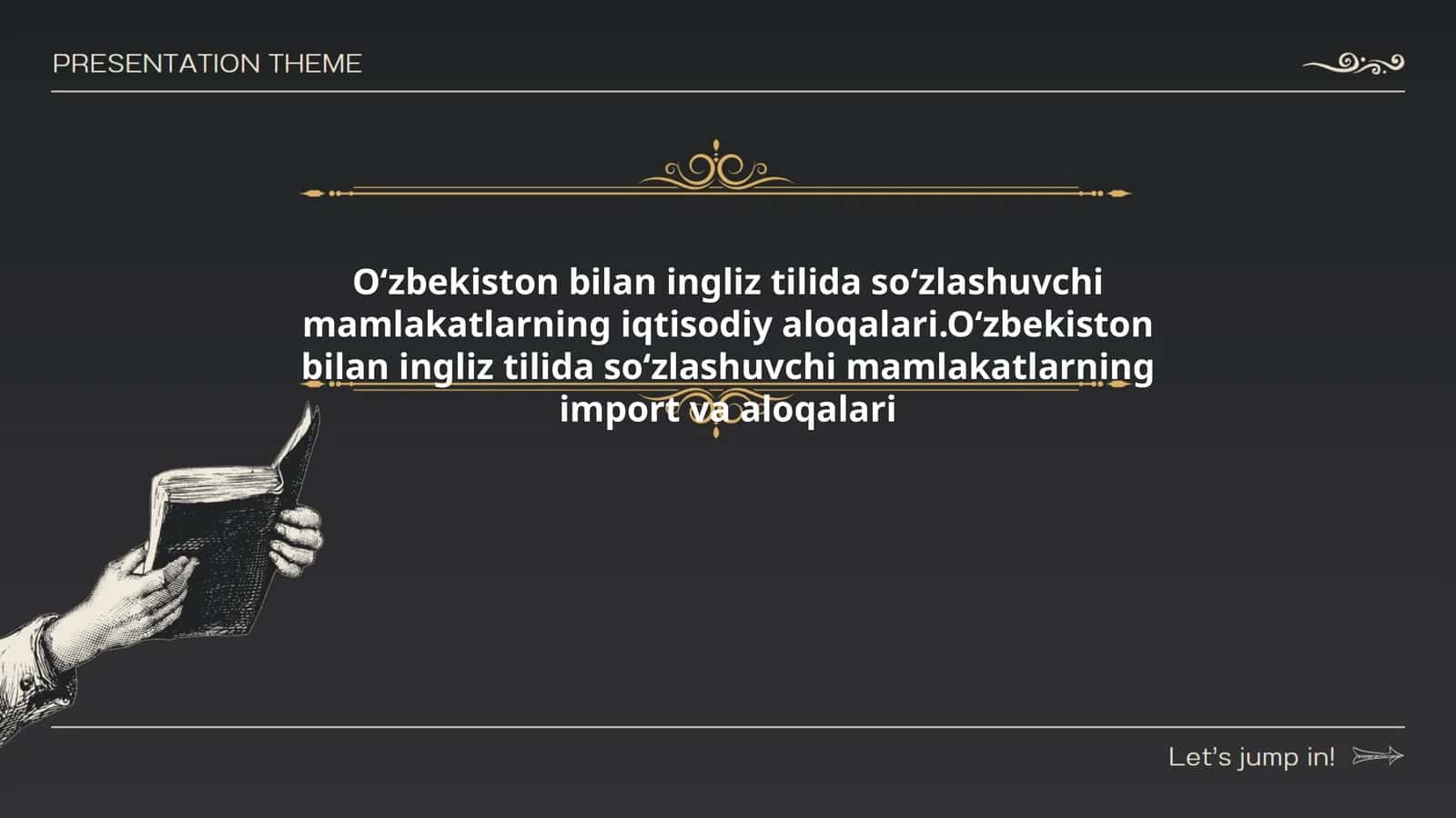 Oʻzbekiston bilan ingliz tilida soʻzlashuvchi mamlakatlarning iqtisodiy aloqalari 1