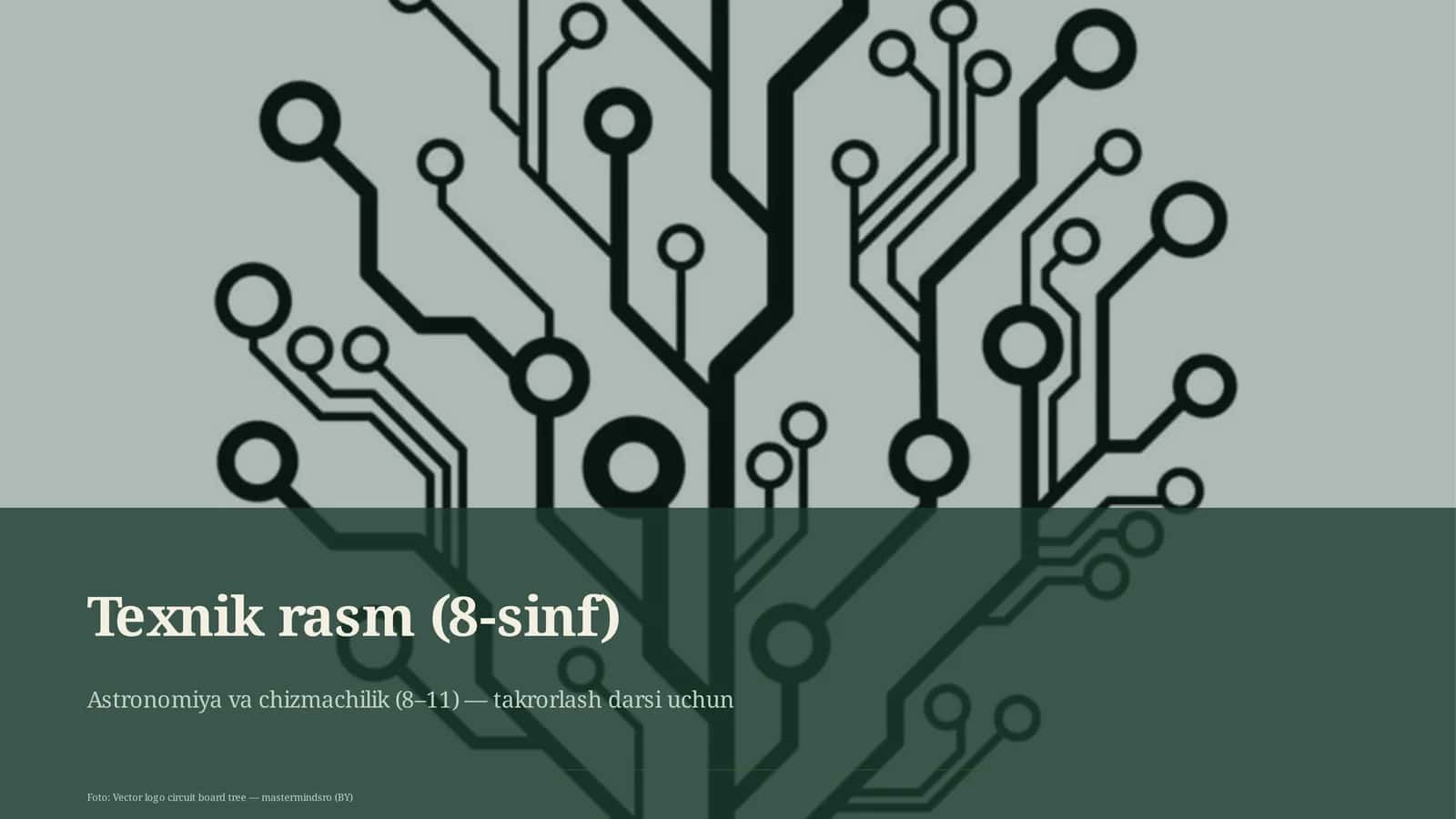 Texnik rasm (8-sinf) 1