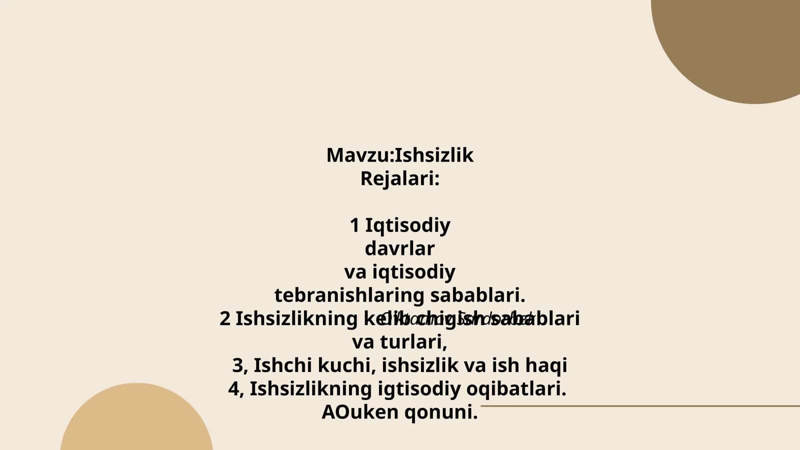Ishsizlik 1