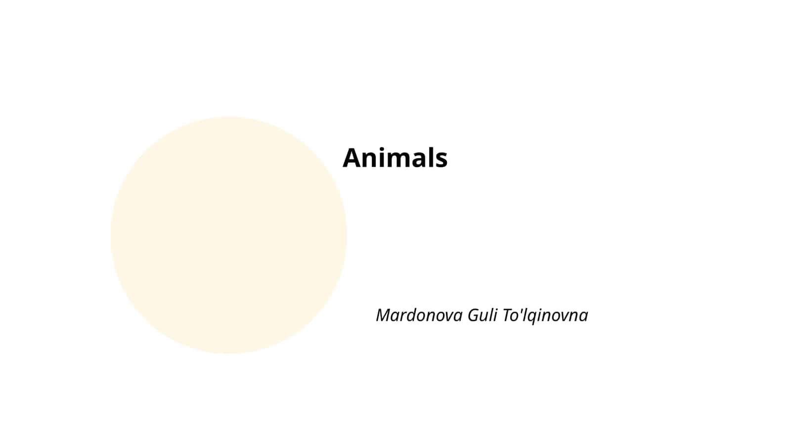 Animals Conservation 1