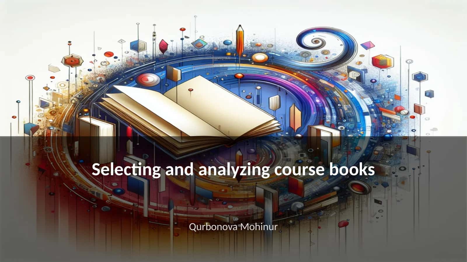 Selecting and analyzing course books 1