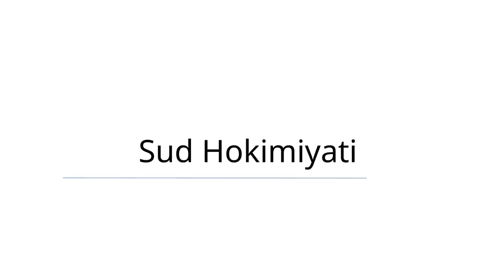 Sud Hokimiyati 1