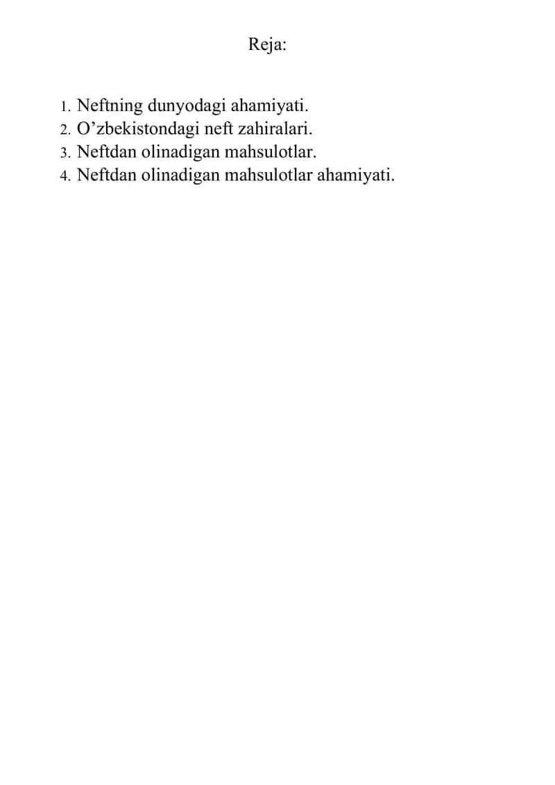 neft zahiralari 1