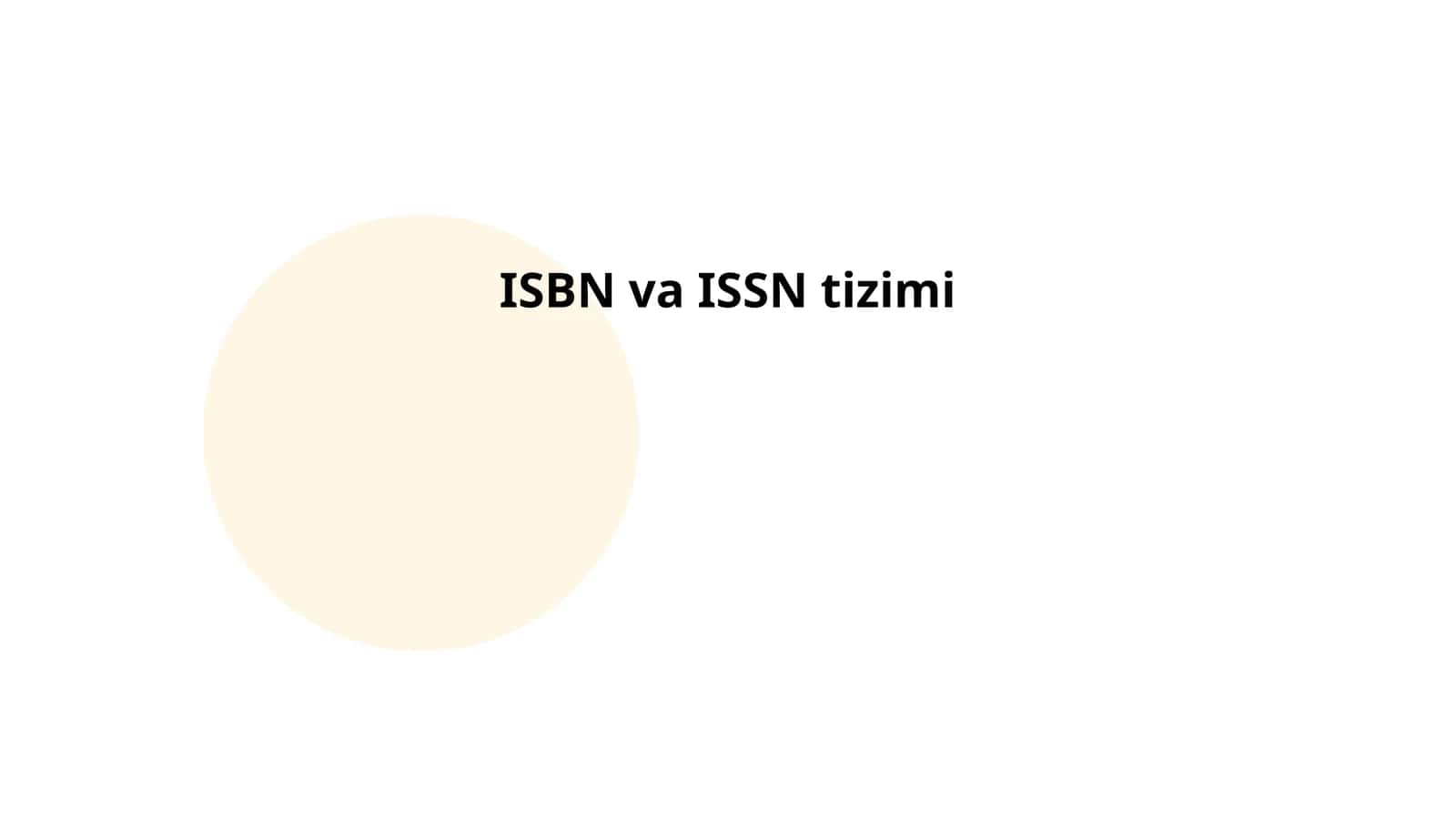 ISBN va ISSN tizimi 1