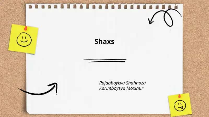 Shaxsiy identitet 1