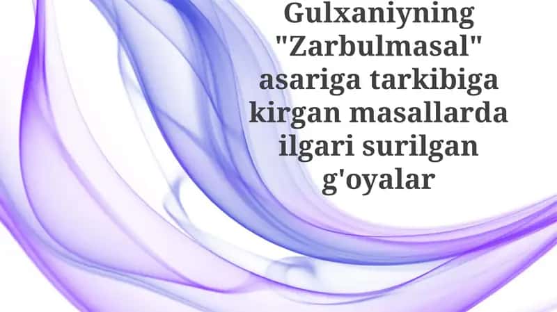 Zarbulmasal 1