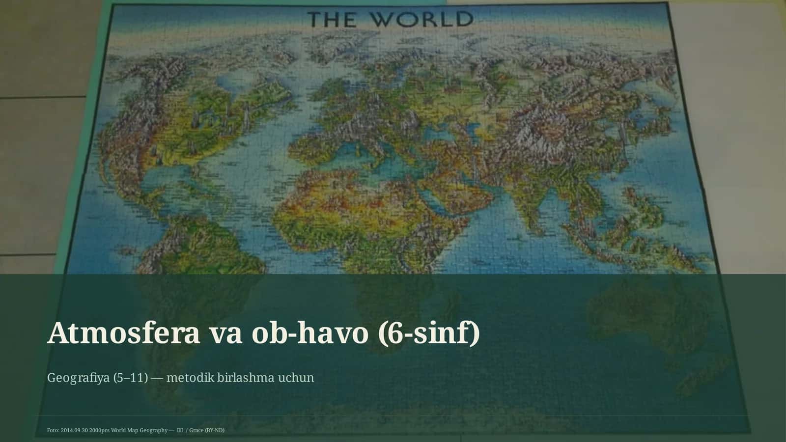 Atmosfera va ob-havo (6-sinf) 1
