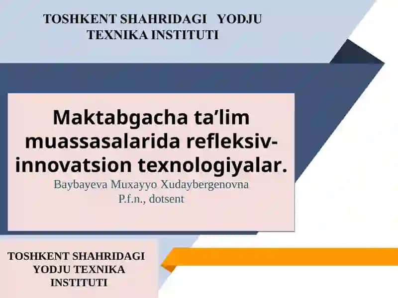 Ta’lim Refleksiya 1