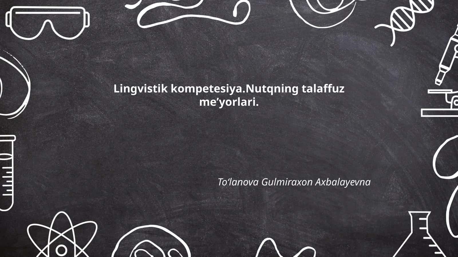 Nutqning fonetik xususiyatlari 1