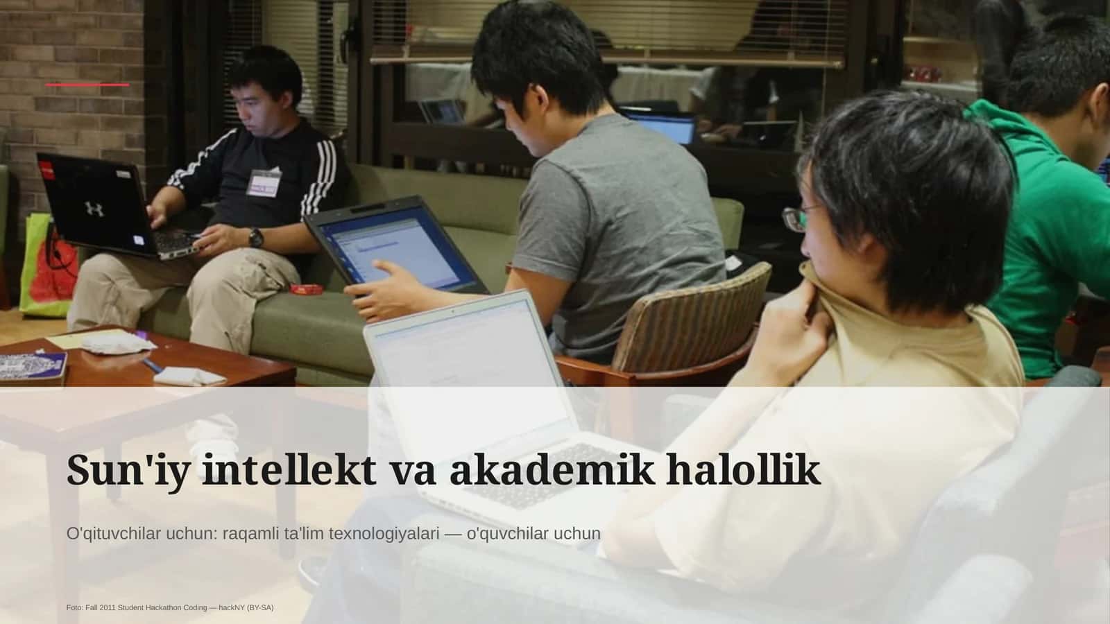 Sun'iy intellekt va akademik halollik 1