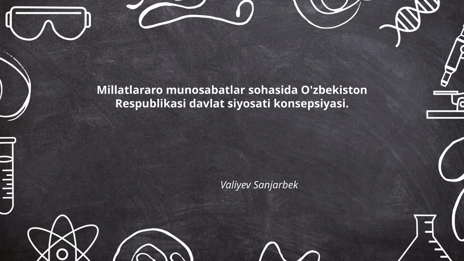 O'zbekiston Respublikasi davlat siyosati konsepsiyasi 1