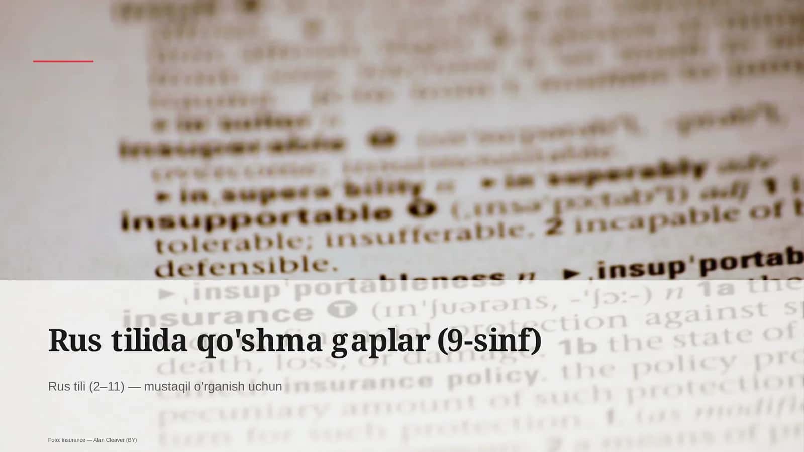 Rus tilida qo'shma gaplar (9-sinf) 1